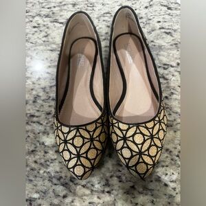 Michael by Michael  Shannon shoes. Anissa weave and embroidered casual flats